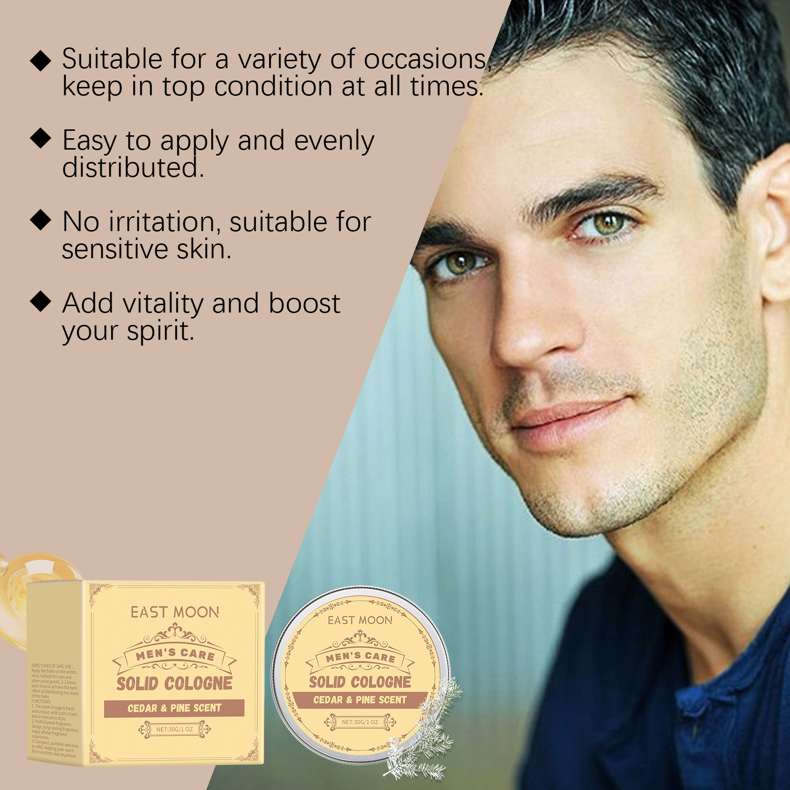 Cedar Wood Men's Solid Cologne - Perfume Fragrance List review and price