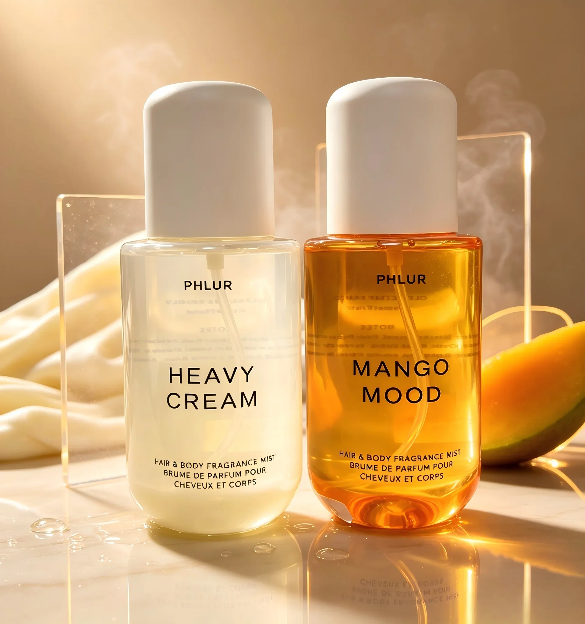 Phlur Heavy Cream + Mango Mood - Perfume Fragrance Hair Spray review and price