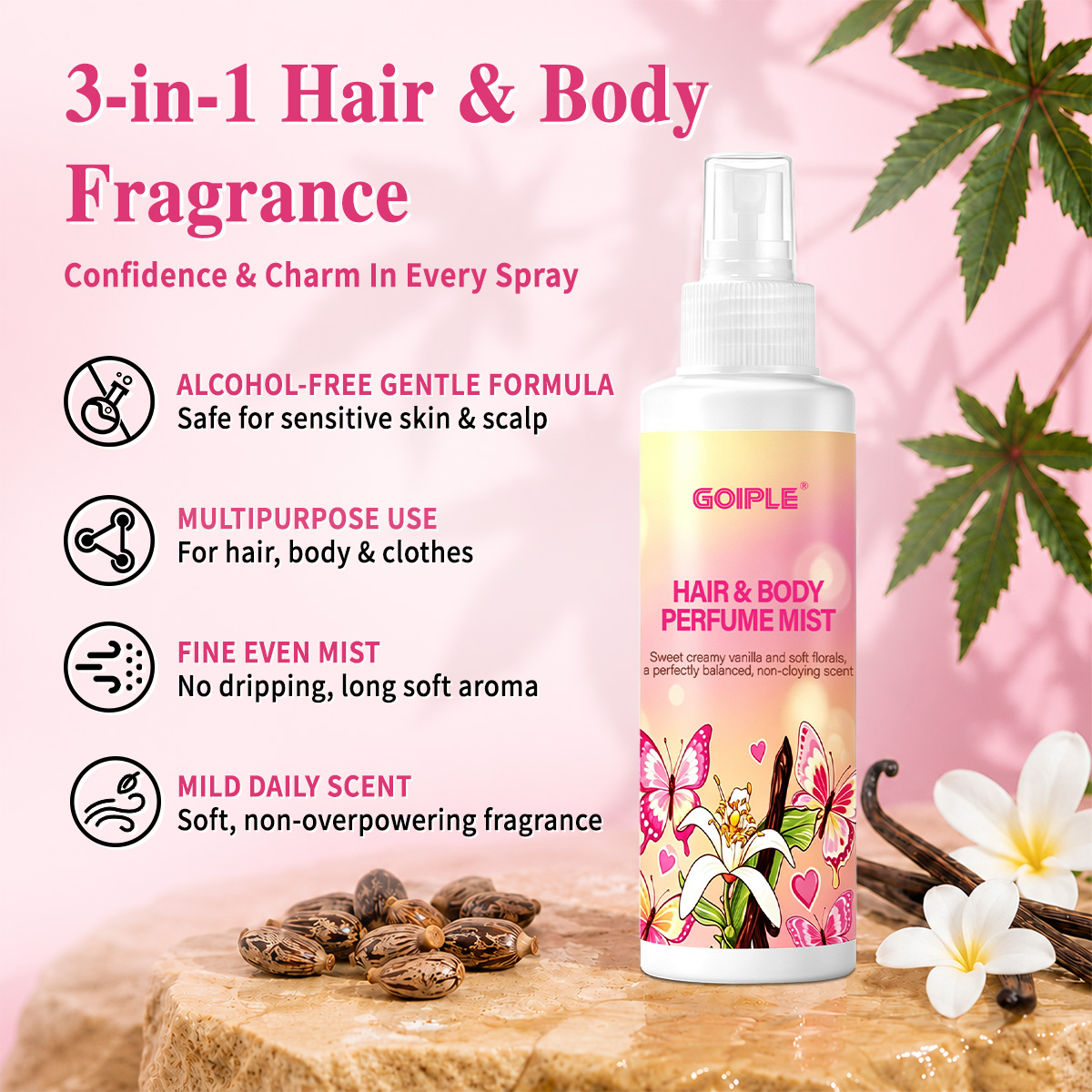 Hair & Body Perfume Mist Body  - Perfume Fragrance Hair Spray review and price